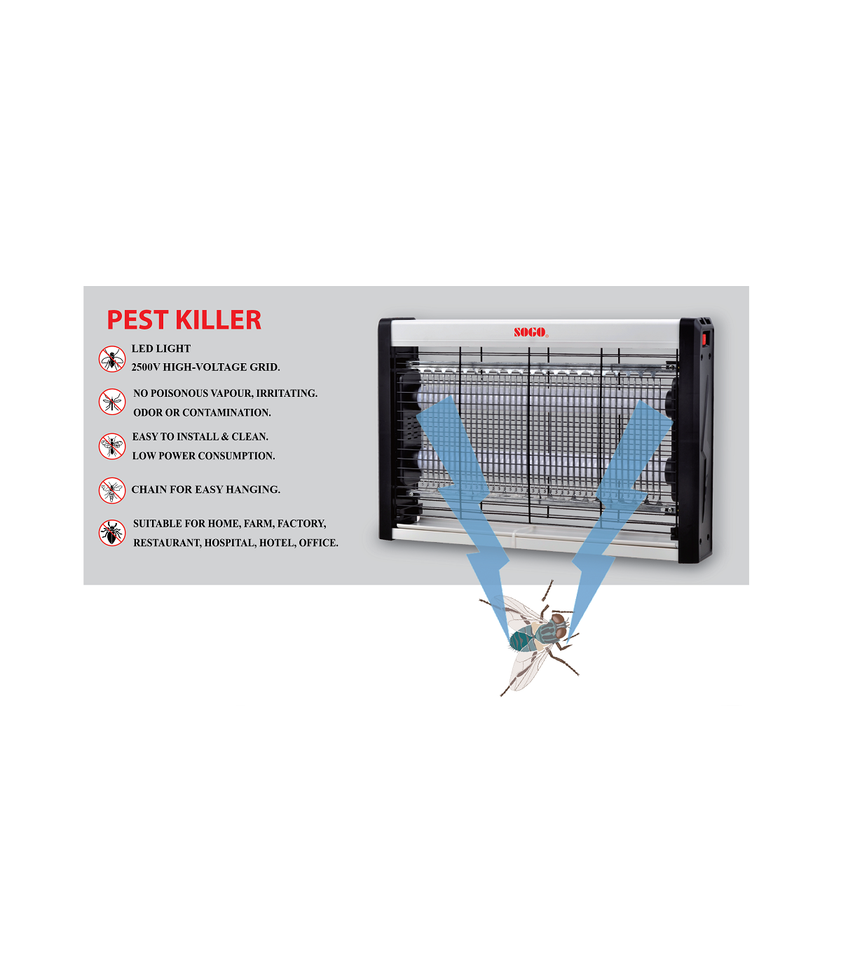 Sogo Pest Killer 4 watt JPN-1120 in Pakistan