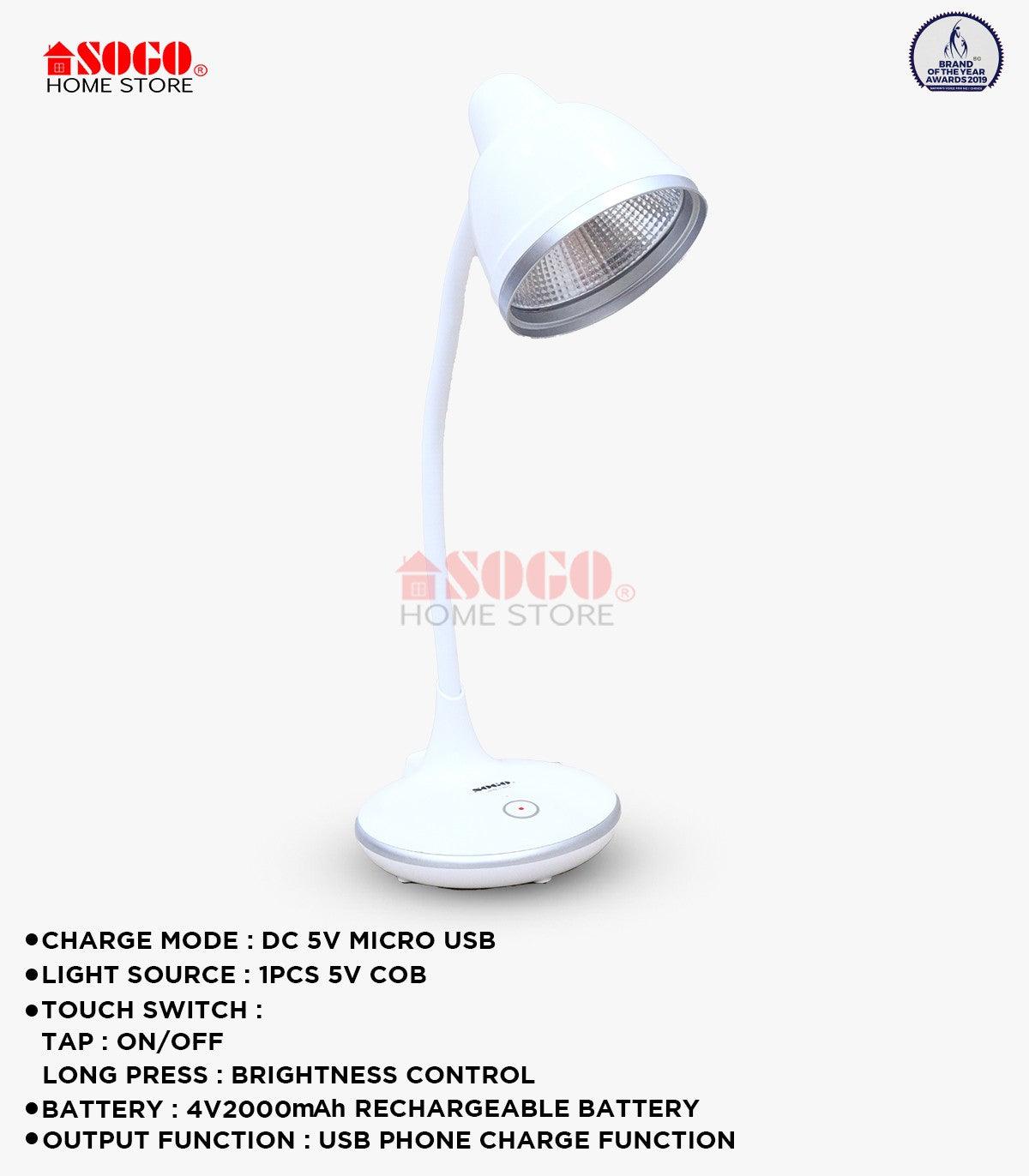 Sogo Rechargeable Table Desk Lamp JPN 1301 in Pakistan - Pakistan Power Tool