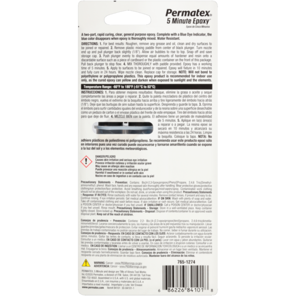 Permatex 5 Minute Epoxy Gel 25 ml General Purpose in Pakistan