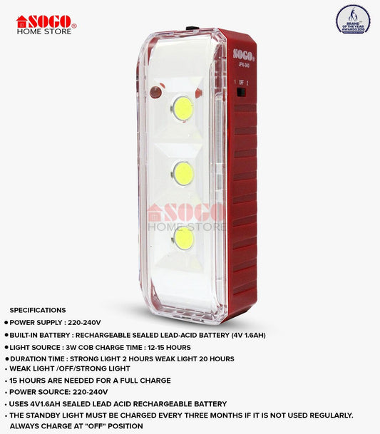 Sogo Rechargeable Table Desk Lamp JPN 360 in Pakistan - Pakistan Power Tool