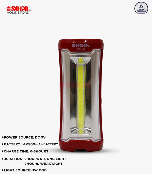 Sogo Rechargeable Led Lantern Light JPN 362 in Pakistan - Pakistan Power Tool