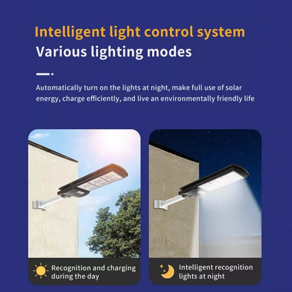 Clopal 120W LED Solar Street Light PIR Motion Sensor Remote Control Solar Charging in Pakistan
