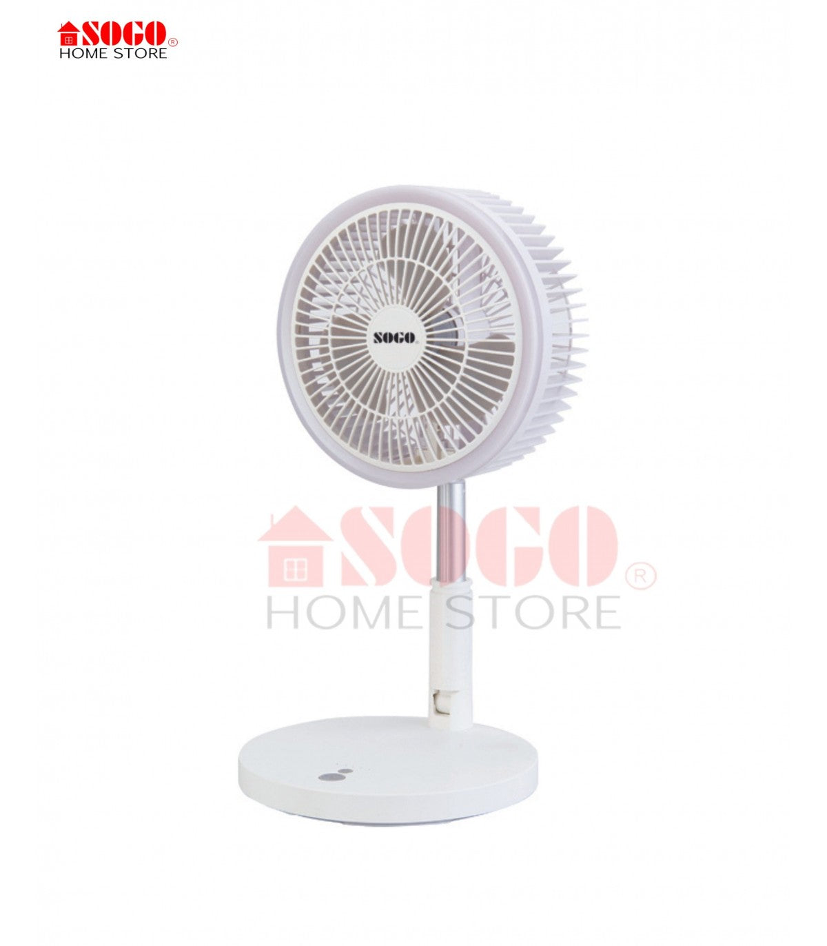 Sogo Rechargeable Table Fan JPN 524 Height Adjustable in Pakistan