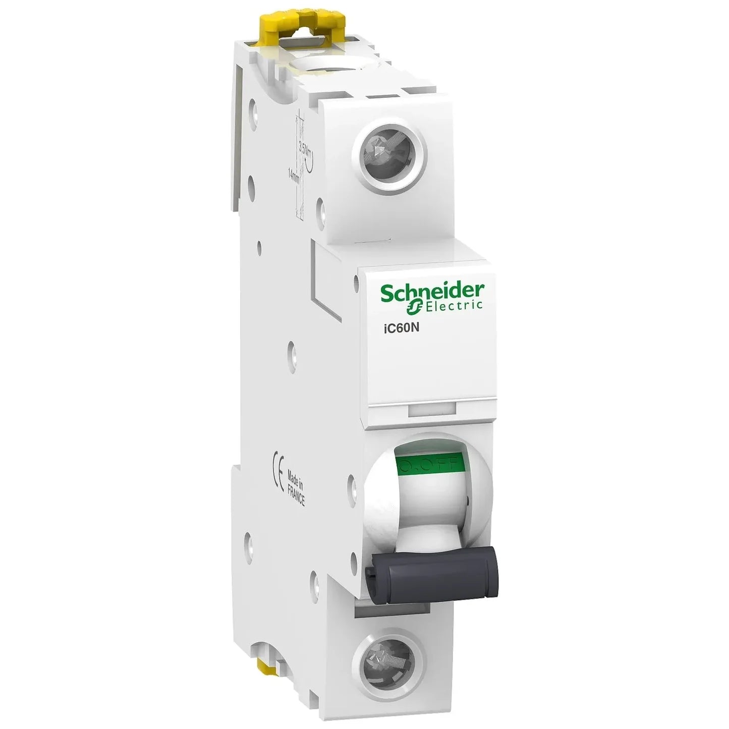 Schneider Electric Miniature Circuit Breaker Acti9 iC60N C Curve 1P 2 & 4 Amps 10 kA in Pakistan