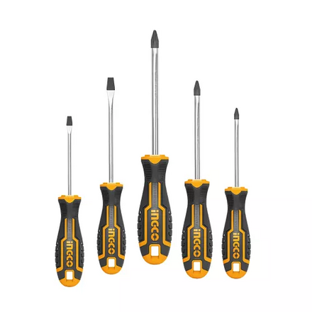 Screwdriver Set 5 Pcs CRV Industrial Ingco in Pakistan