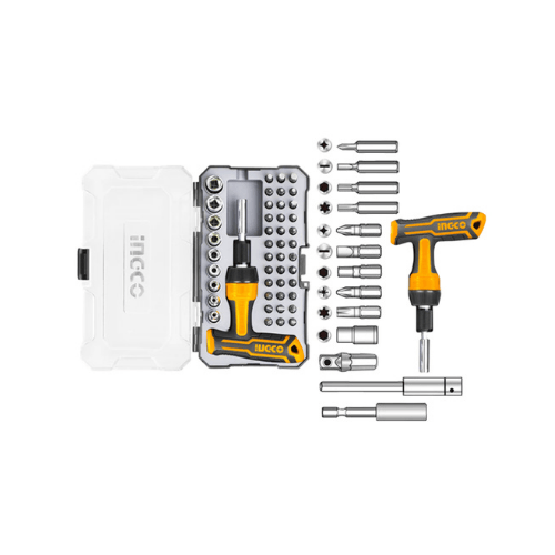 Screwdriver Set 47 Pcs T Handle Wrench Ingco in Pakistan