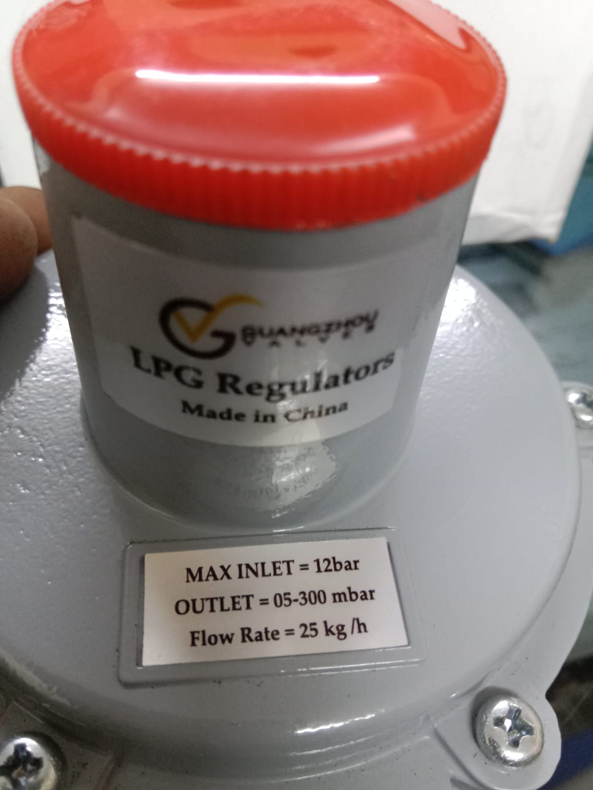 LPG Regulator Gas Meter Inlet 12 Bar Outlet 50-300 mbar Heavy Duty in Pakistan