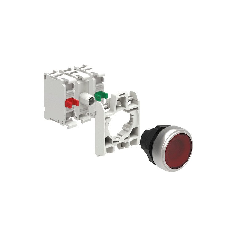 Illuminated Push Buttons with Mounting Block 22mm Momentary Lovato Italy in Pakistan
