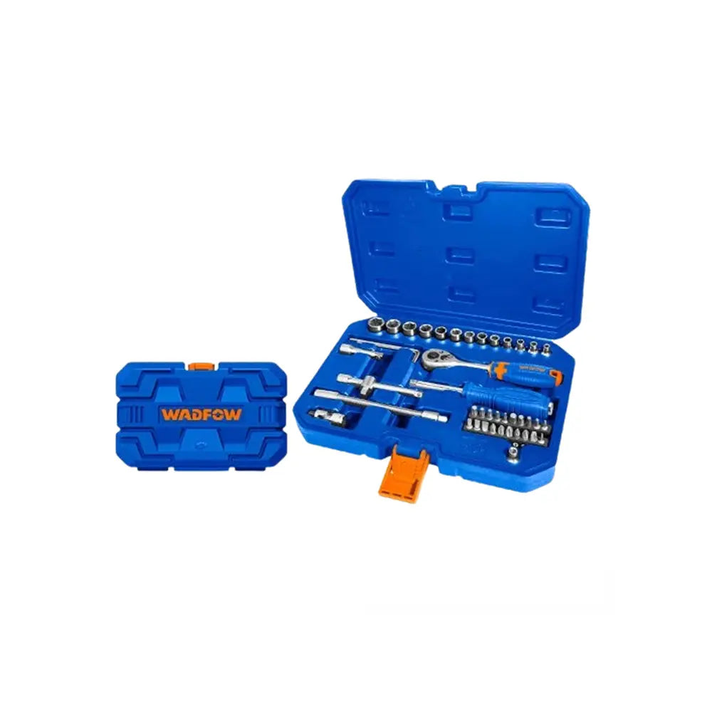 Socket Set 45 Pcs Set CRV Quick Release Wadfow in Pakistan