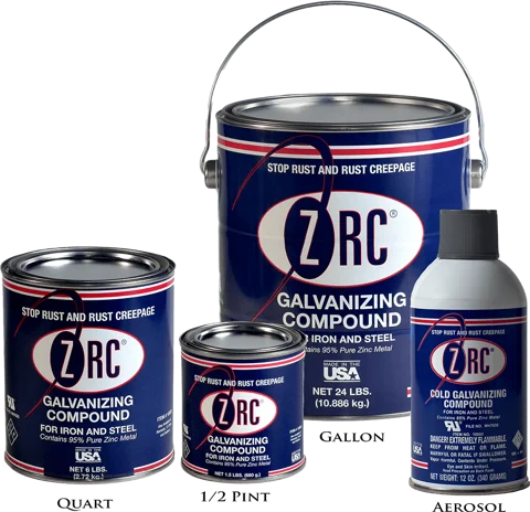 ZRC Cold Galvanizing Repair Compound 24 lbs Iron Steel in Pakistan