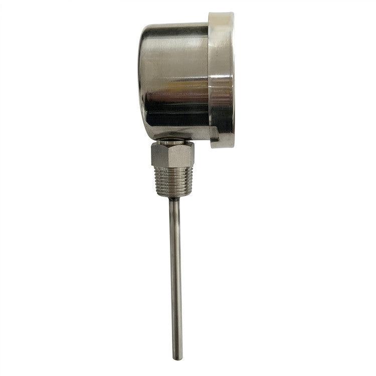 Bi Metal Thermometer 0 - 120 Celsius SS Body Bottom Connection in Pakistan - Pakistan Power Tool