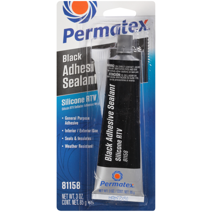 Permatex Black Silicone Adhesive Sealant 3 oz in Pakistan