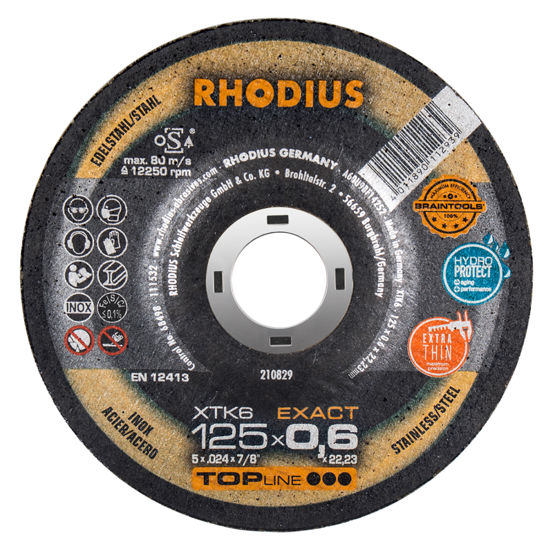 Rhodius Cutting Disc Germany 5 Inch x 1/8 Precise Cutting Heavy Duty in Pakistan