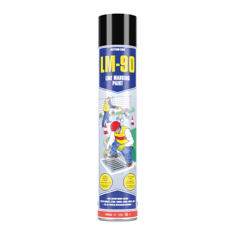 Action Can LM-90 Line Marking Paint 750ml Quick Drying Highly Durable in Pakistan