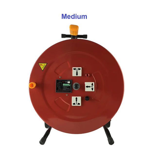 Clopal Empty Cable Reel Trolley 3500W Overload Switch Protection Capacity Small Medium Large in Pakistan