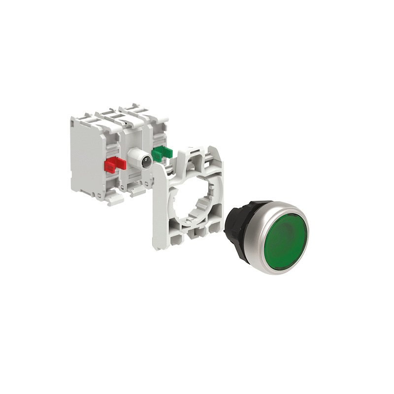 Illuminated Push Buttons with Mounting Block 22mm Momentary Lovato Italy in Pakistan