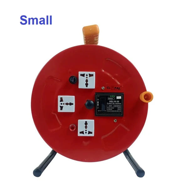 Clopal Empty Cable Reel Trolley 3500W Overload Switch Protection Capacity Small Medium Large in Pakistan