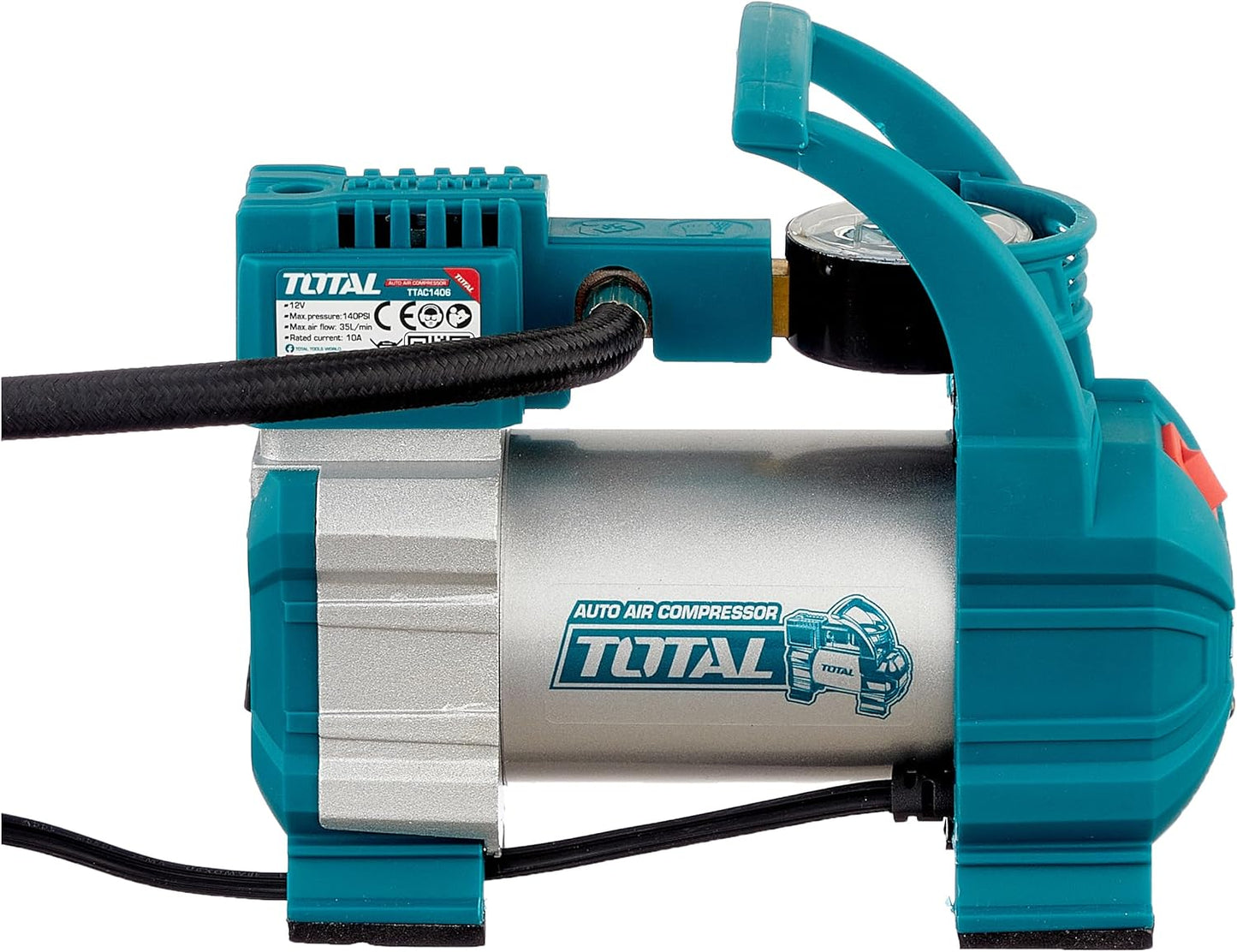 Total Auto Air Compressor 12 Volt 10 Bar Industrial Heavy Duty in Pakistan