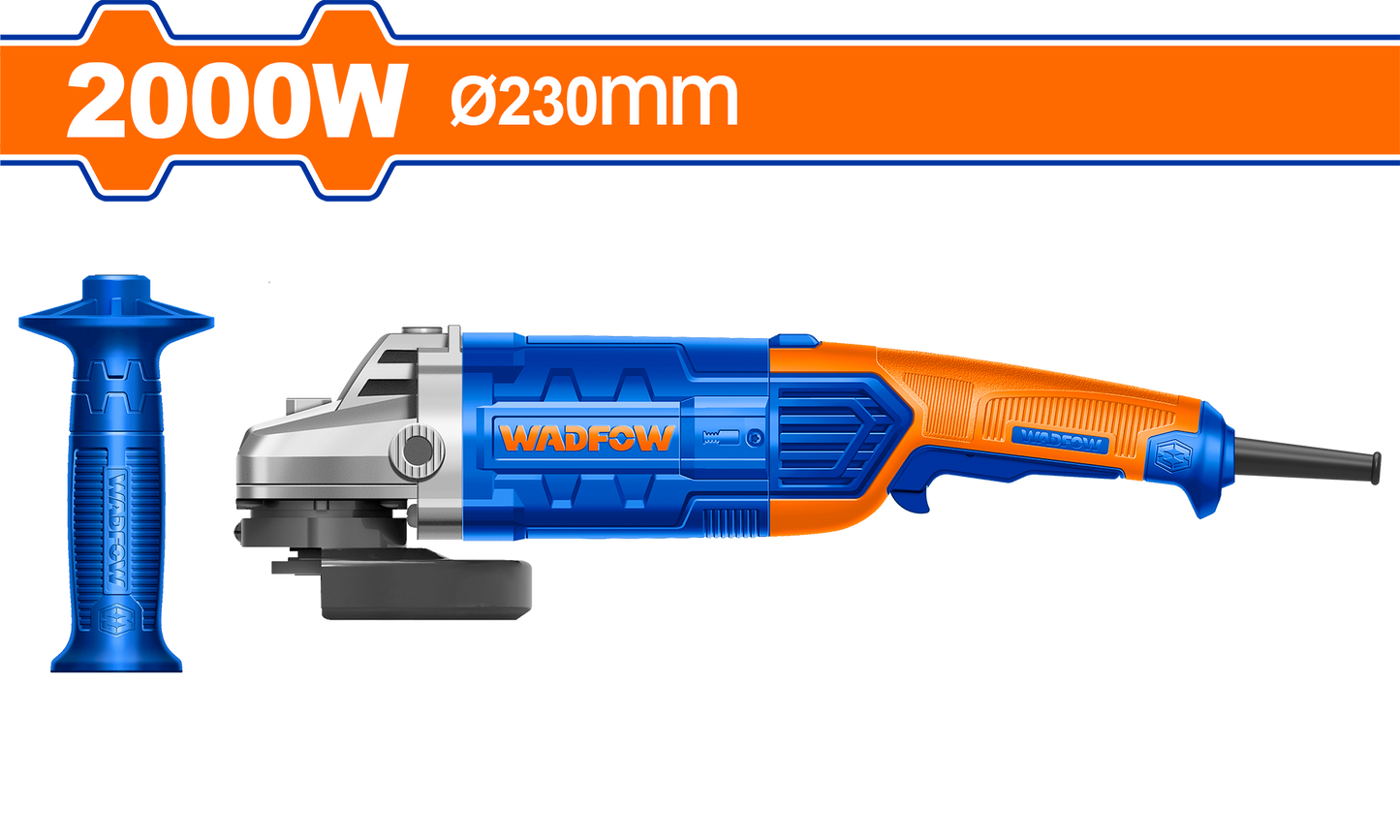 Wadfow Angle Grinder 9 Inch 230 mm 2000W 6500 rpm Industrial Heavy Duty in Pakistan