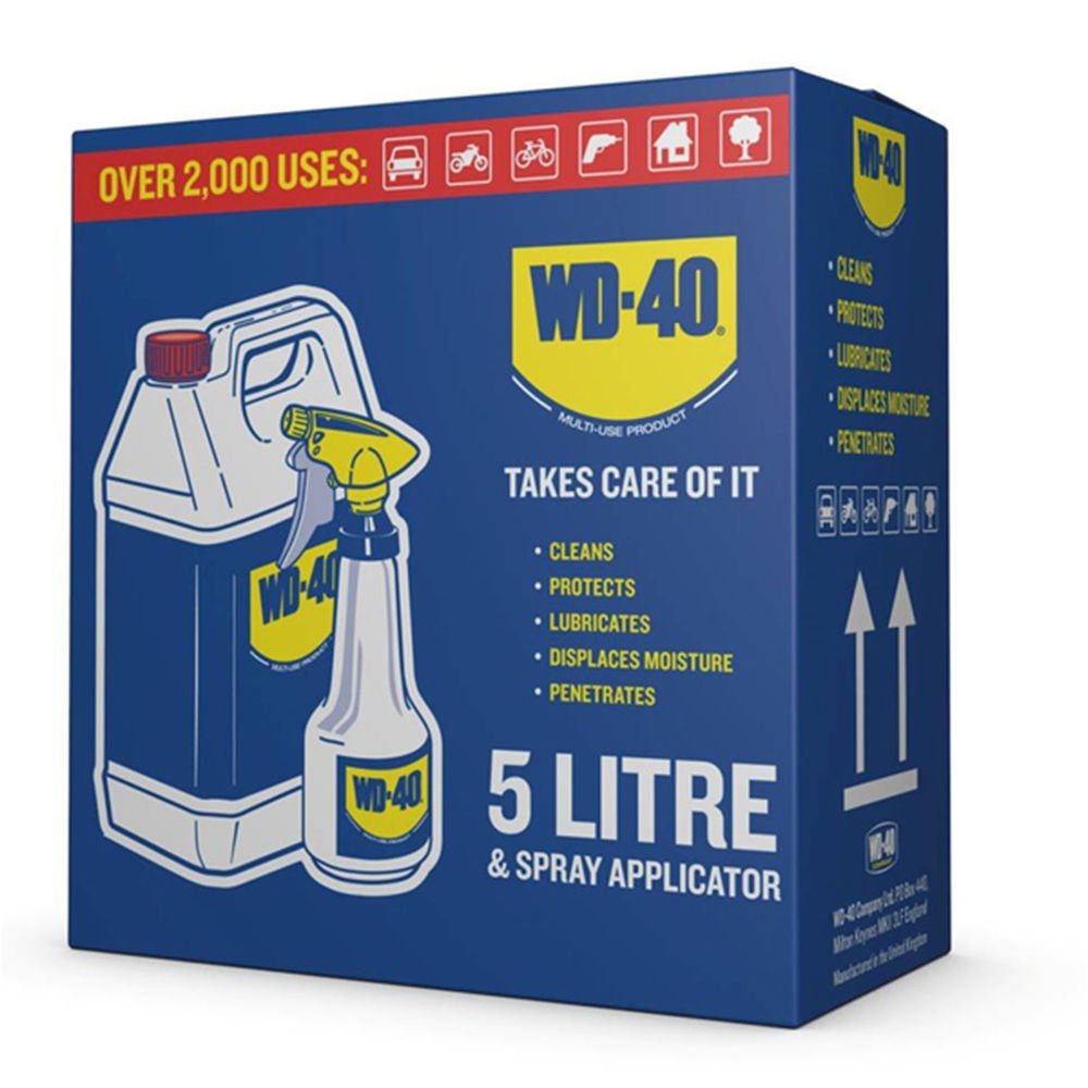 WD 40 Multi Use Product Protects Rust Corrosion 5 Liter Bulk Container in Pakistan
