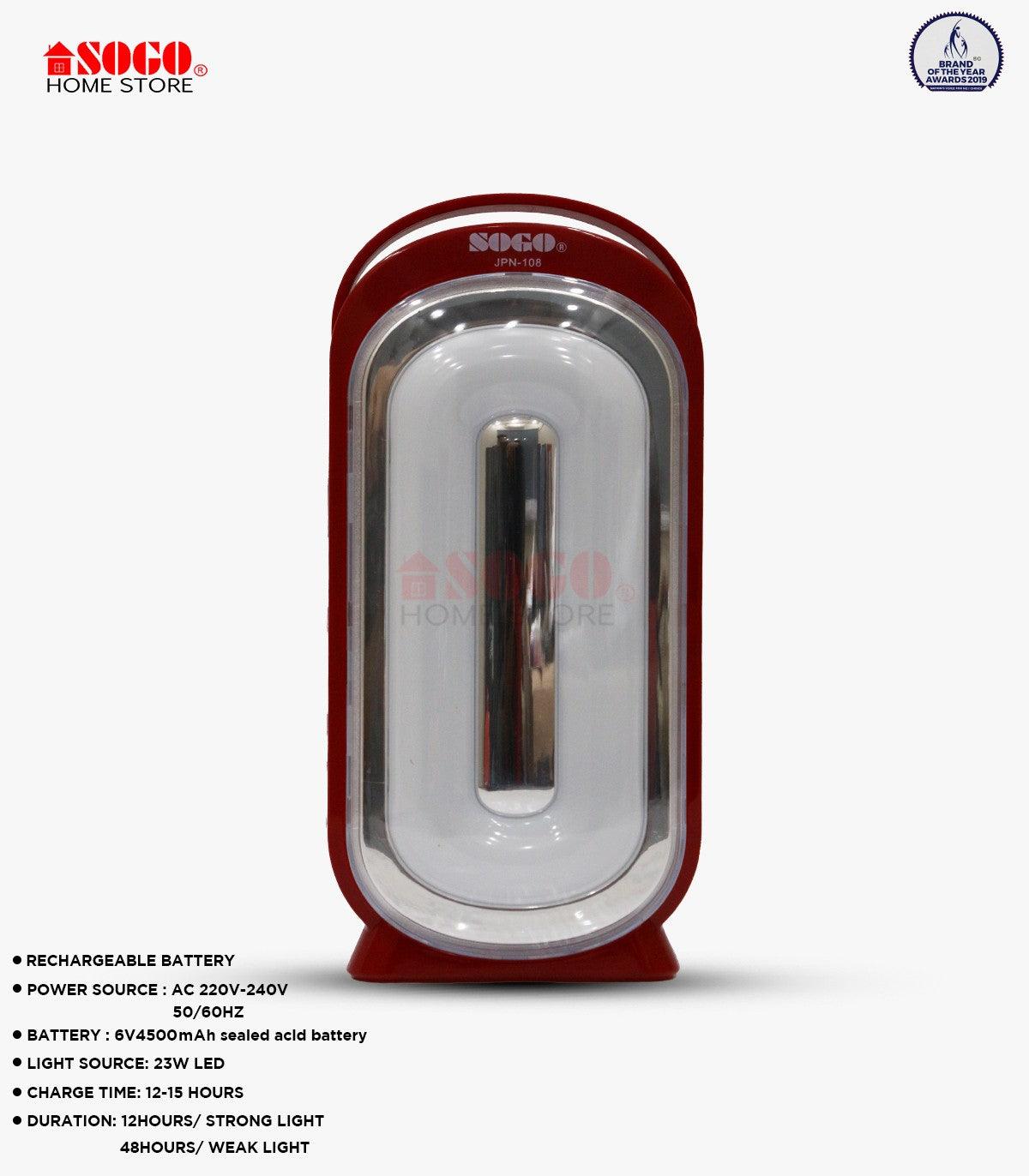 Sogo Rechargeable Light JPN 108 in Pakistan - Pakistan Power Tool