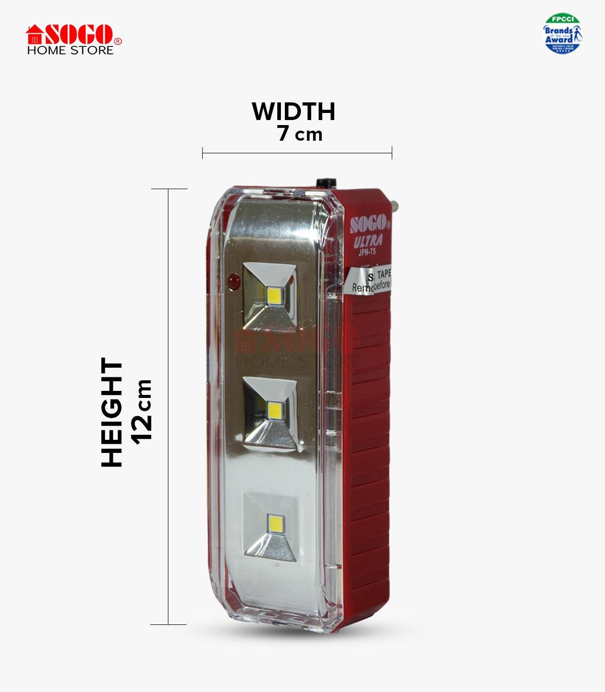 Sogo Rechargeable Light JPN 75 in Pakistan - Pakistan Power Tool