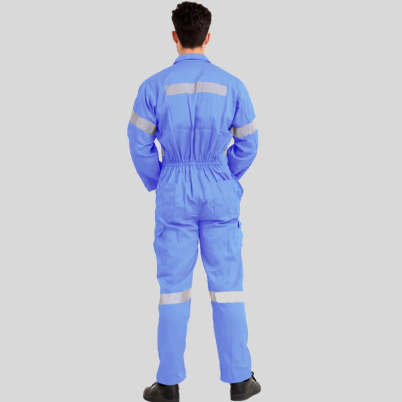 Industrial Twill Cotton Uniform Coverall Sky Blue 100 Percent Pre Shrunk Cotton 200 GSM in Pakistan