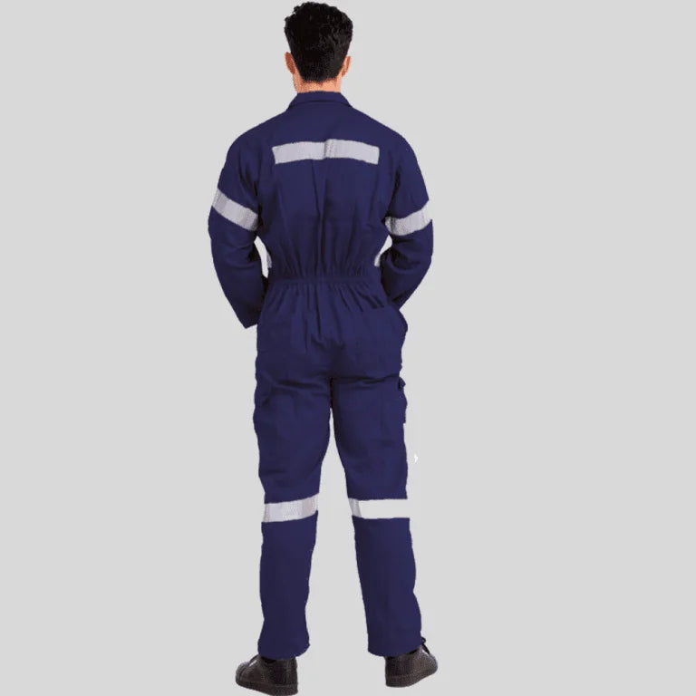 Industrial Twill Cotton Uniform Coverall Navy Blue 100 Percent Pre Shrunk Cotton 200 GSM in Pakistan