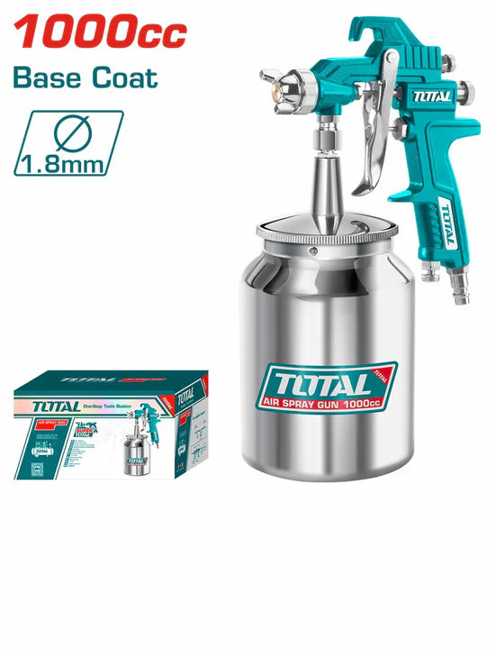 Total Air Spray Gun Base Coat Paint Capacity 1000 cc Heavy Duty in Pakistan