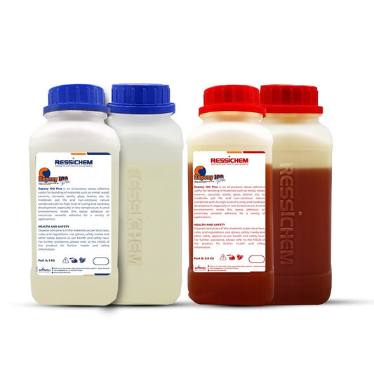 Ressichem Zepoxy 100 Plus General Purpose Epoxy Adhesive Bonding Epoxy Metal Wood Ceramic Concrete Textile Glass in Pakistan