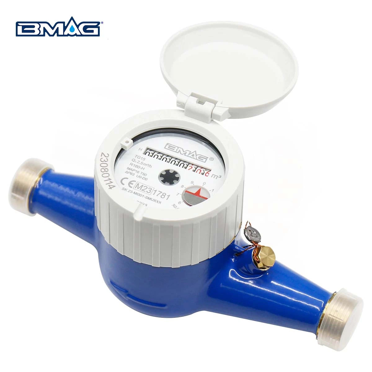 BMAG Water Meter Residential Industrial Brass Body Cold Water Meter One Inch in Pakistan