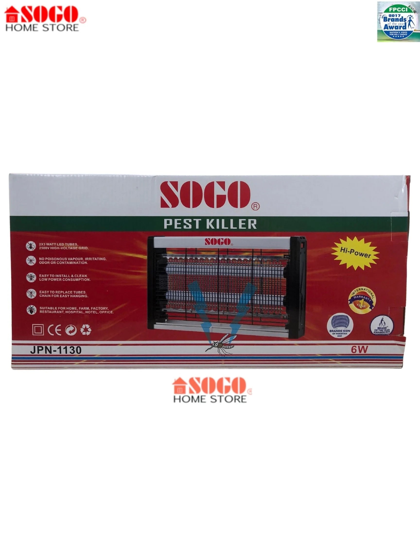 Sogo Electric Insect Pest Killer 6 Watt JPN 1130 in Pakistan