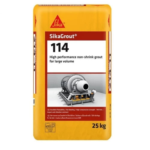 SikaGrout 114 Cementitious Free Flowing Economical 25 Kg Easy Mix in Pakistan