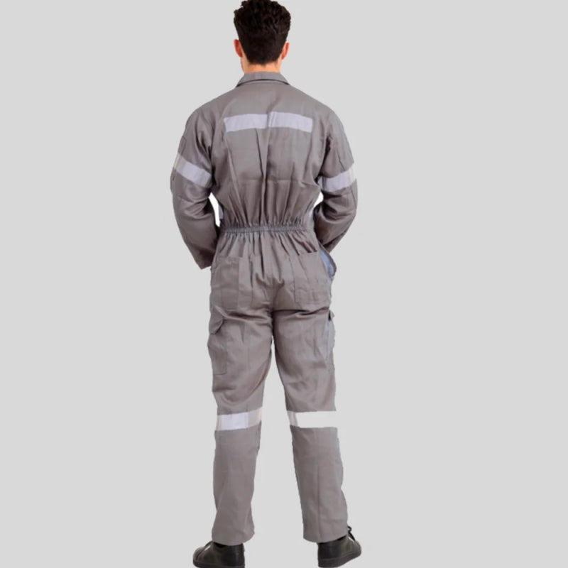 Industrial Twill Cotton Uniform Coverall Gray 100 Percent Pre Shrunk Cotton 200 GSM in Pakistan