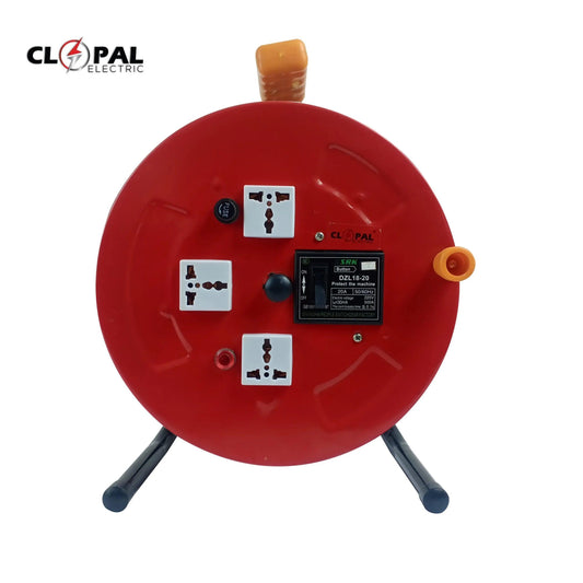 Extension Reel 20 Yards cable 3500 Watt 2 Core Wire with Earth Leakage Breaker in Pakistan - Pakistan Power Tool 