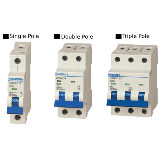 kawamura Japan Miniature Circuit Breakers Single Pole Heavy Duty in Pakistan