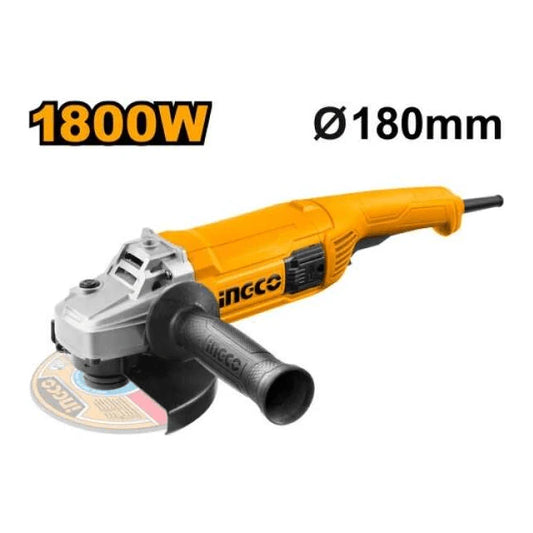 Angle Grinder Ingco 220 Volt 1800W 8480 RPM Heavy Duty in Pakistan