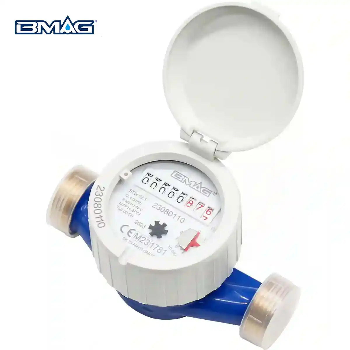 BMAG Water Meter Residential Brass Body Cold Water Meter 1/2" Half Inch with Filter in Pakistan