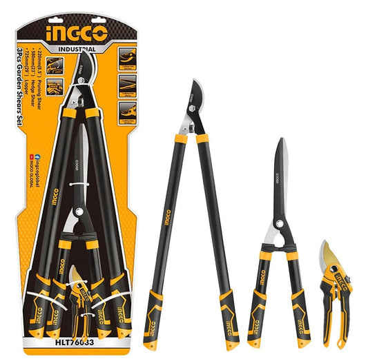3pcs Garden Shears Set Ingco HLT76033 Pruning Hedge ShearsLopper in Pakistan - Pakistan Power Tool 