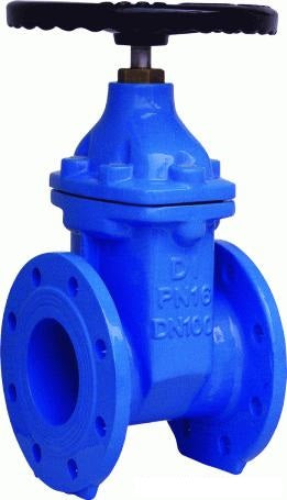 Luton UK England Iron Gate Valve Class PN10-40 Flanged Four Inch in Pakistan