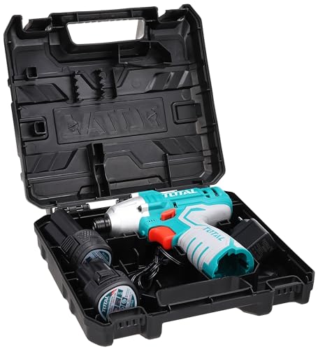 Total Lithium Ion Cordless Drill 12V 2800 RPM 2 Pcs Battery Pack Heavy Duty in Pakistan