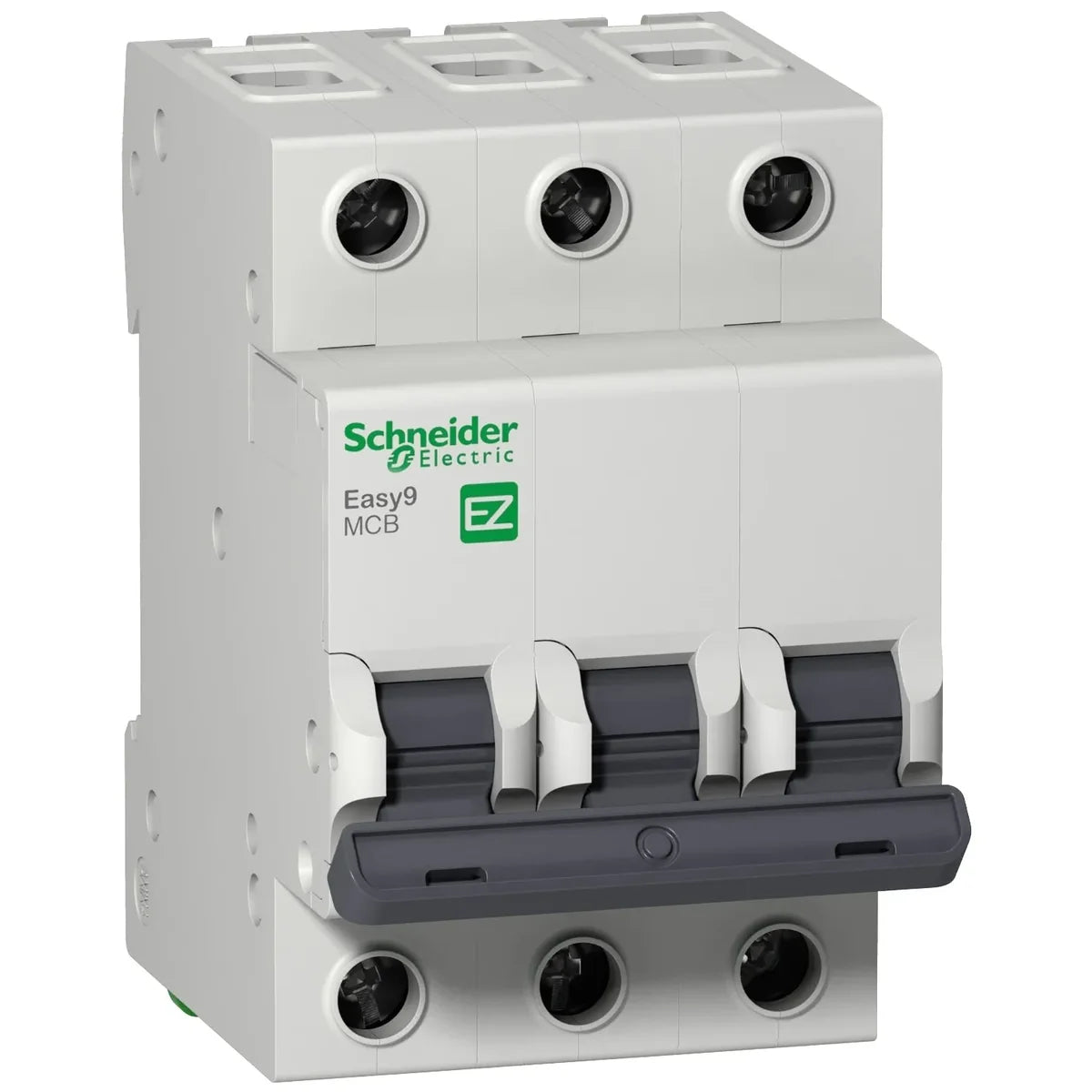 Schneider Electric Miniature Circuit Breaker MCB Easy9 3P 6 & 10 Amps C curve 6 kA in Pakistan