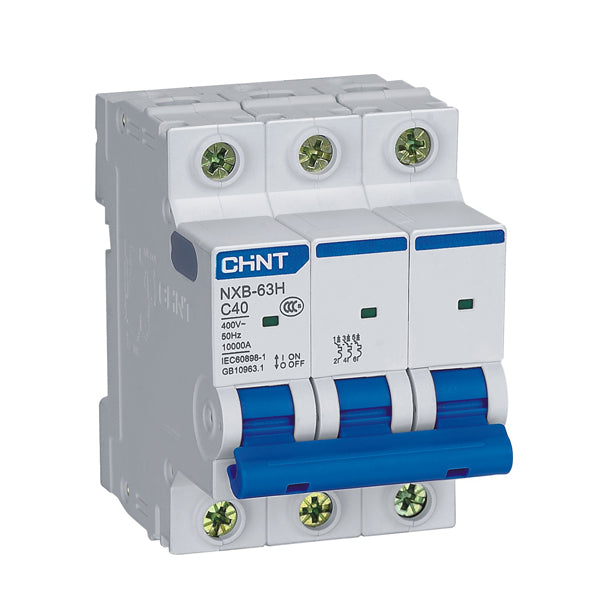 CHINT NXB-63H Miniature Circuit Breaker 3P 4P 10kA Overload Protection Short Circuit Protection in Pakistan