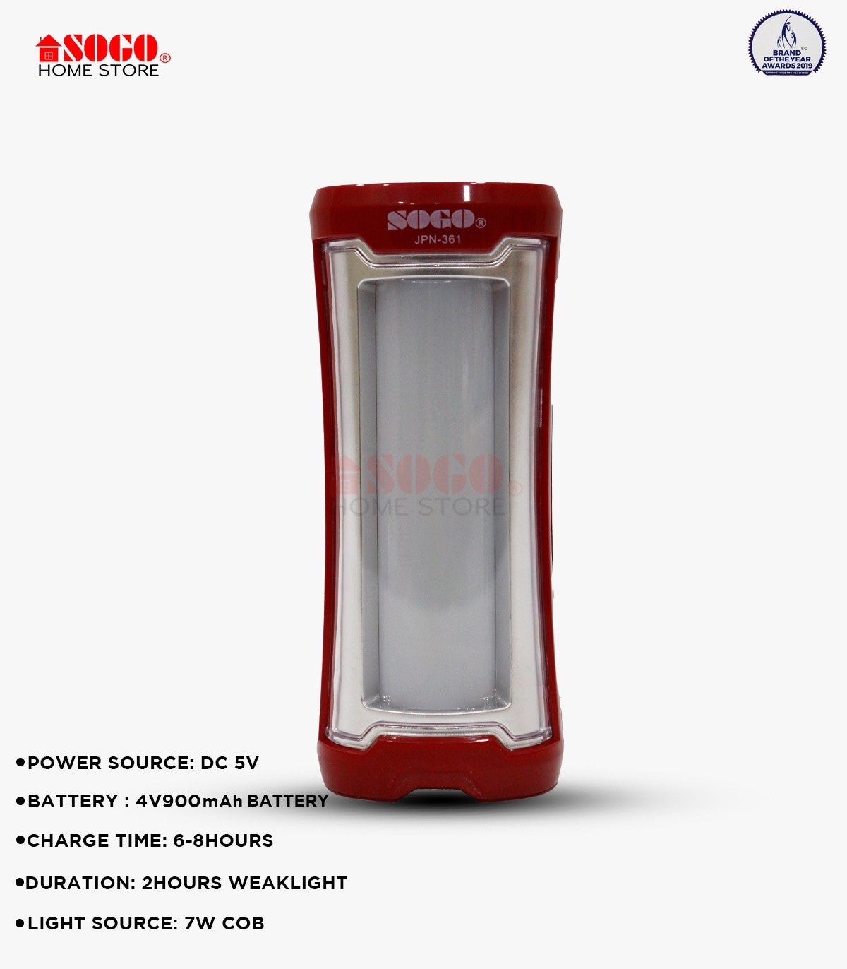Sogo Rechargeable Emergency Led Lantern Light JPN-361 in Pakistan