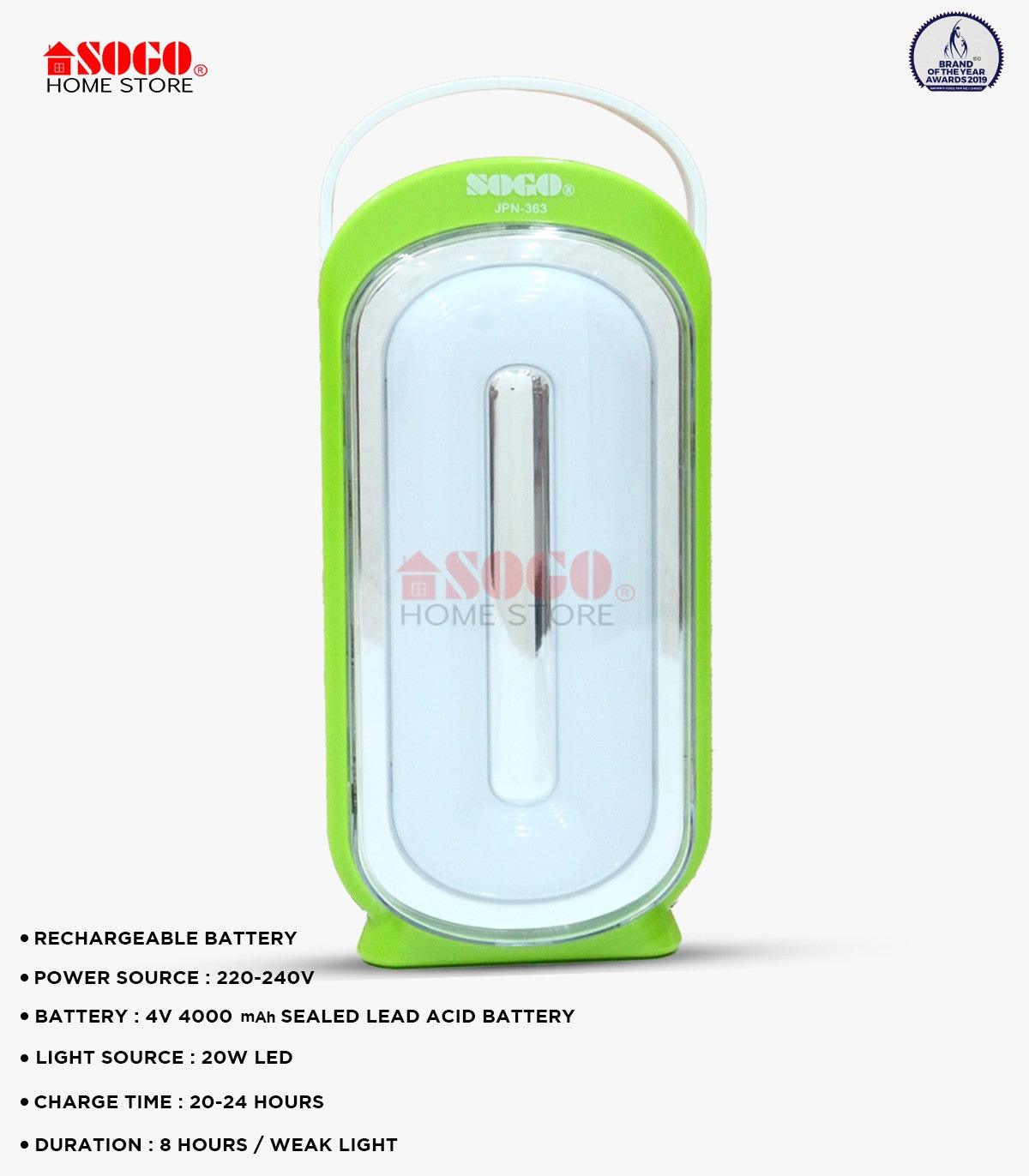 Sogo Rechargeable Table Desk Lamp JPN 363 in Pakistan - Pakistan Power Tool 