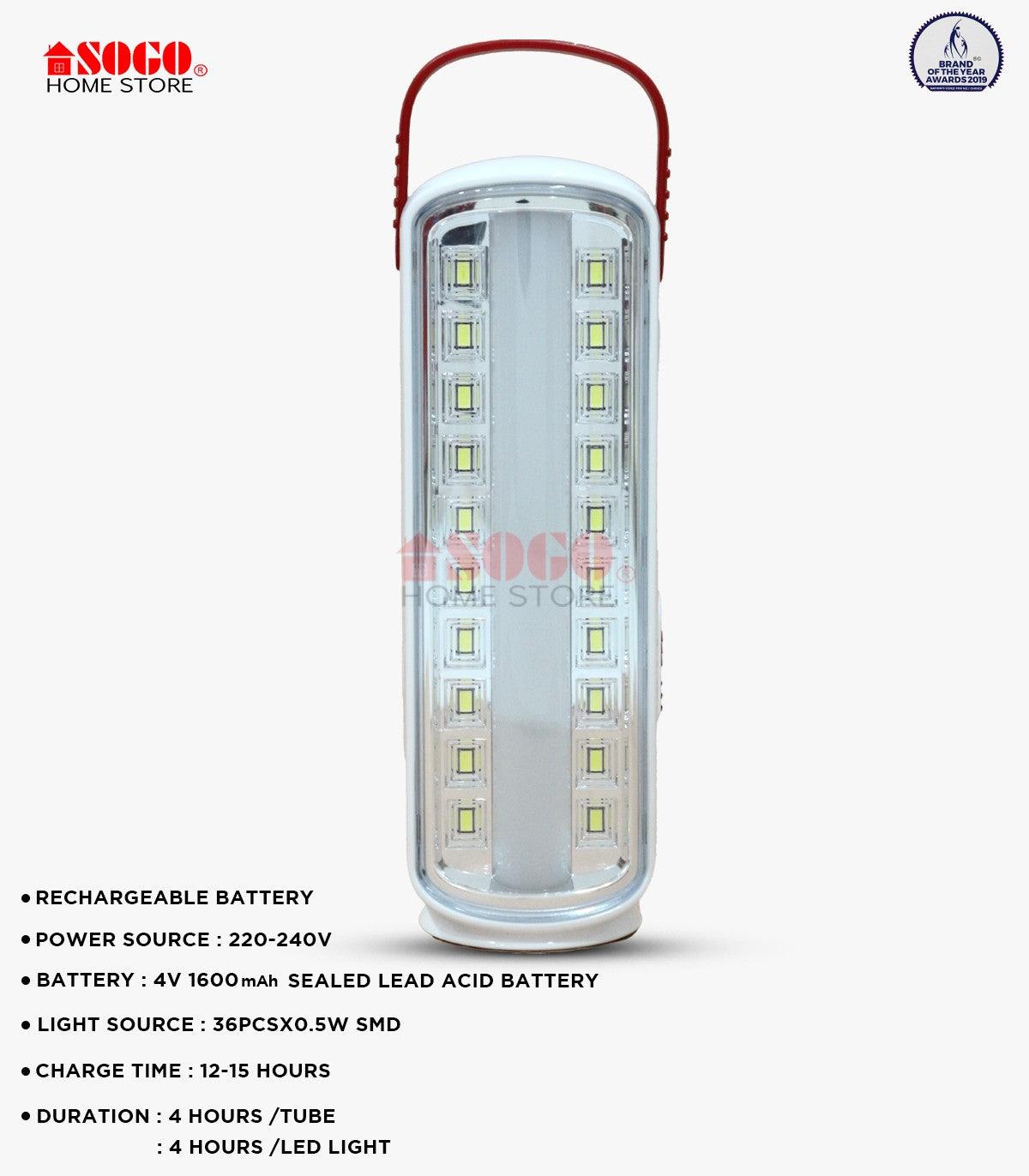 Sogo Rechargeable Light Sogo JPN 380 in Pakistan - Pakistan Power Tool 
