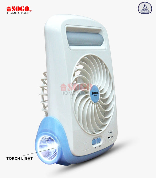 Sogo Rechargeable Mini Table Fan JPN 402 Unique Design in Pakistan
