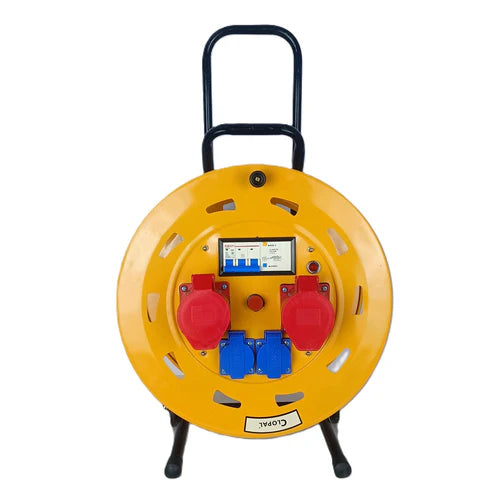 Industrial Empty Cable Reel Trolley Clopal 3500W Capacity Heavy-Duty Portable Power Distribution Drum in Pakistan