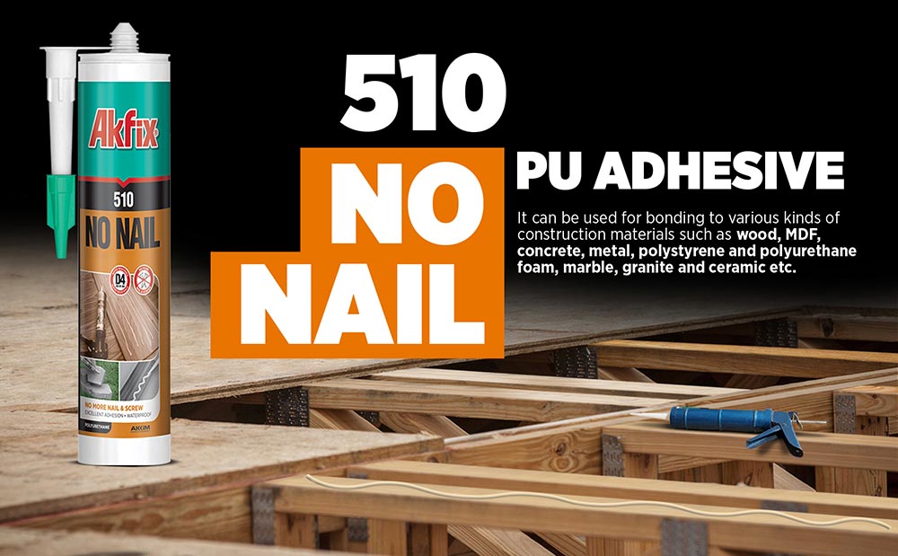 Akfix No Nail 310 ml Economical Low Consumption Fast curing High Bond Strength in Pakistan