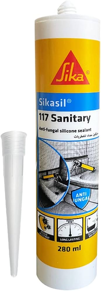 Sikasil®-117 Sanitary 280 ml Acetoxy Silicone Sealant For Sanitary Applications  in Pakistan